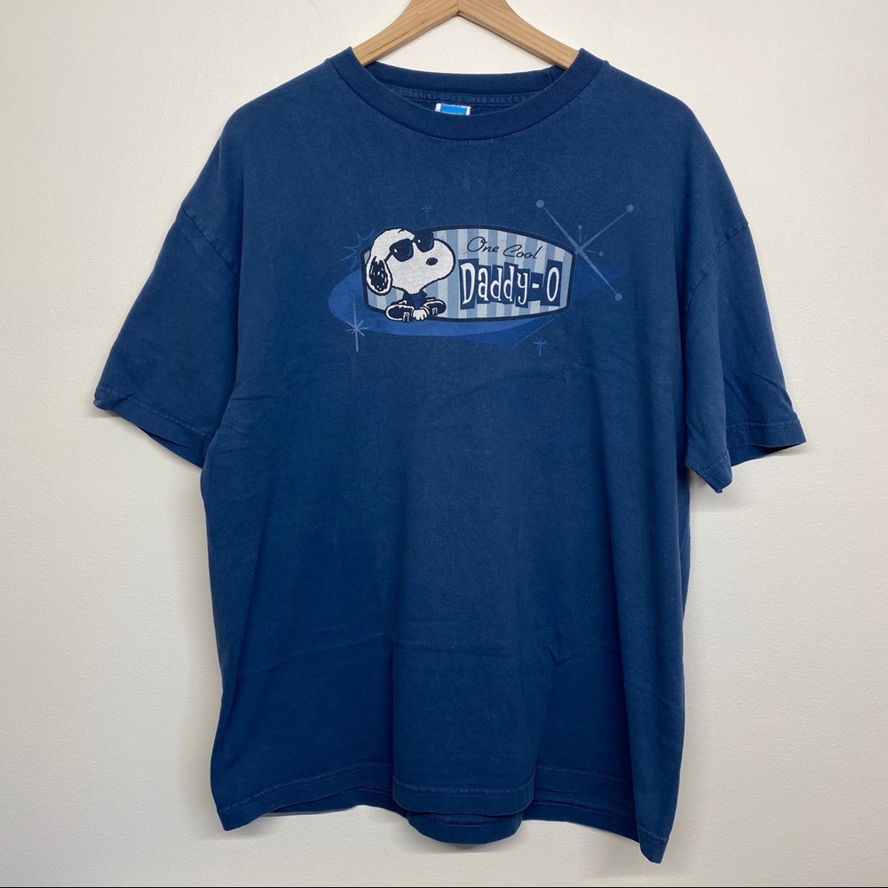 Snoopy One Cool Daddy-O Graphic T Shirt